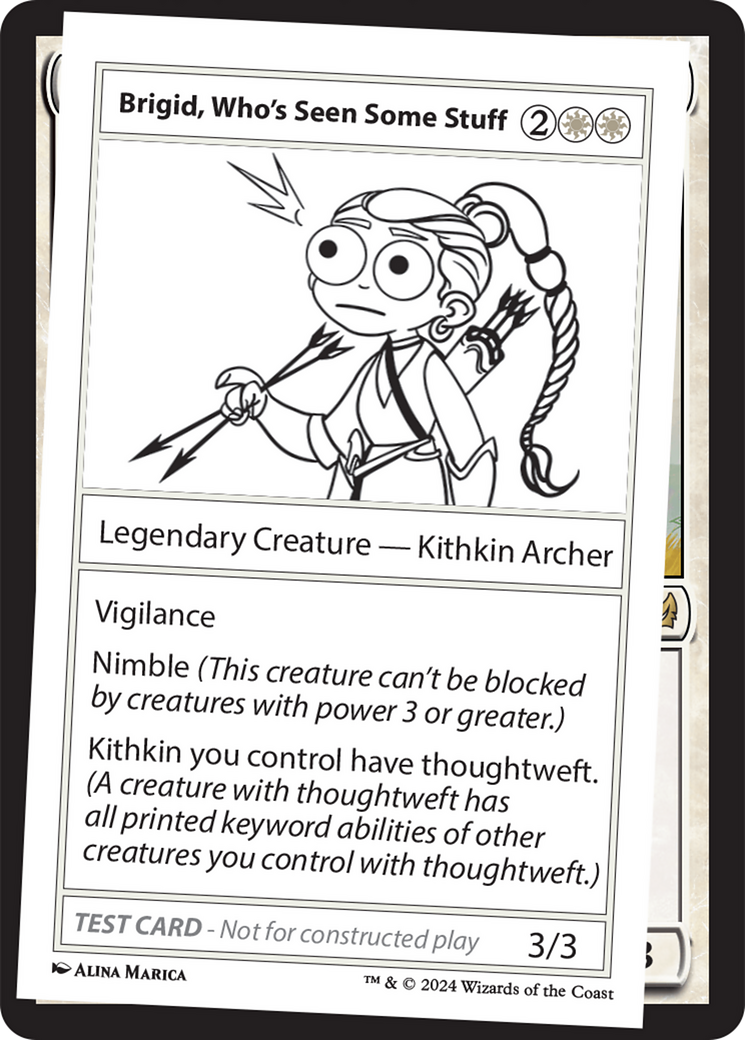 Brigid, Who's Seen Some Stuff [Mystery Booster 2 Playtest Cards] | Empire Gaming NC