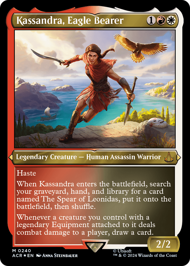 Kassandra, Eagle Bearer (Foil Etched) [Assassin's Creed] | Empire Gaming NC