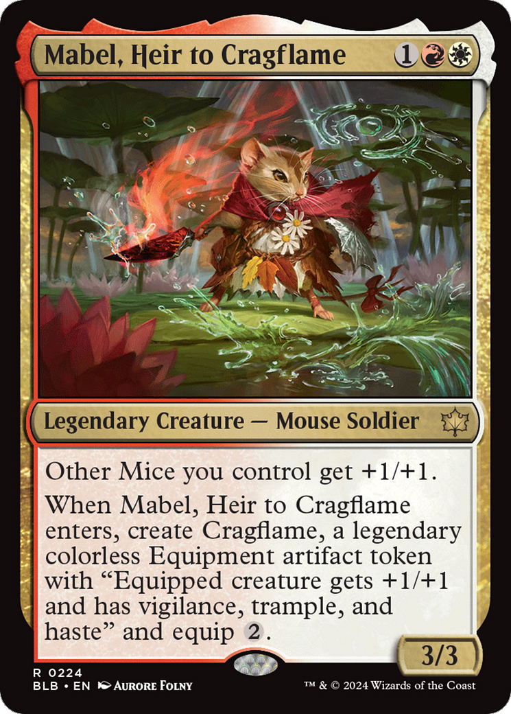 Mabel, Heir to Cragflame [Bloomburrow] | Empire Gaming NC