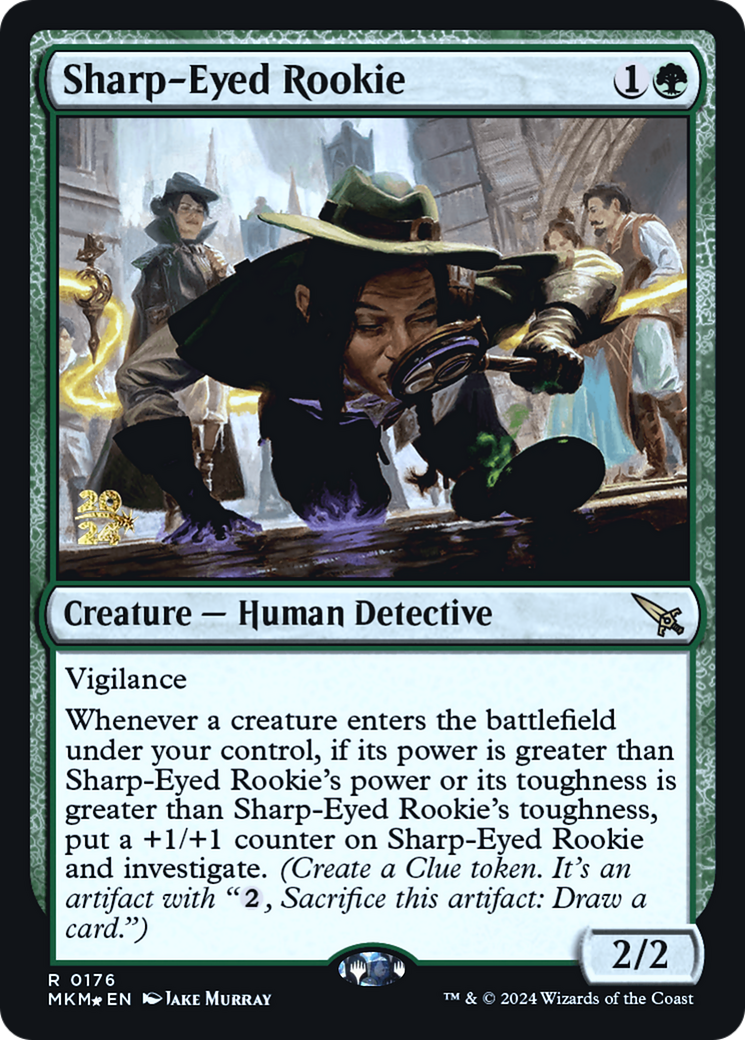 Sharp-Eyed Rookie [Murders at Karlov Manor Prerelease Promos] | Empire Gaming NC