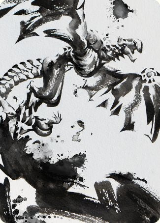 Quicksilver Fisher Art Card [Phyrexia: All Will Be One Art Series] | Empire Gaming NC