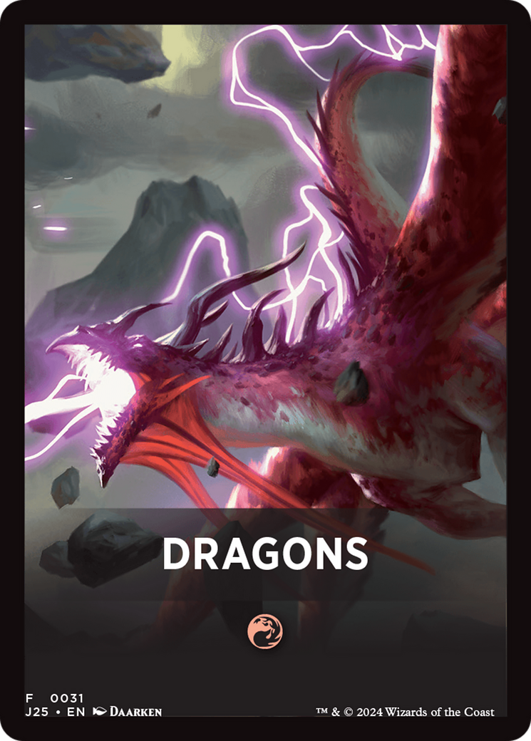 Dragons Theme Card [Foundations Jumpstart Front Cards] | Empire Gaming NC