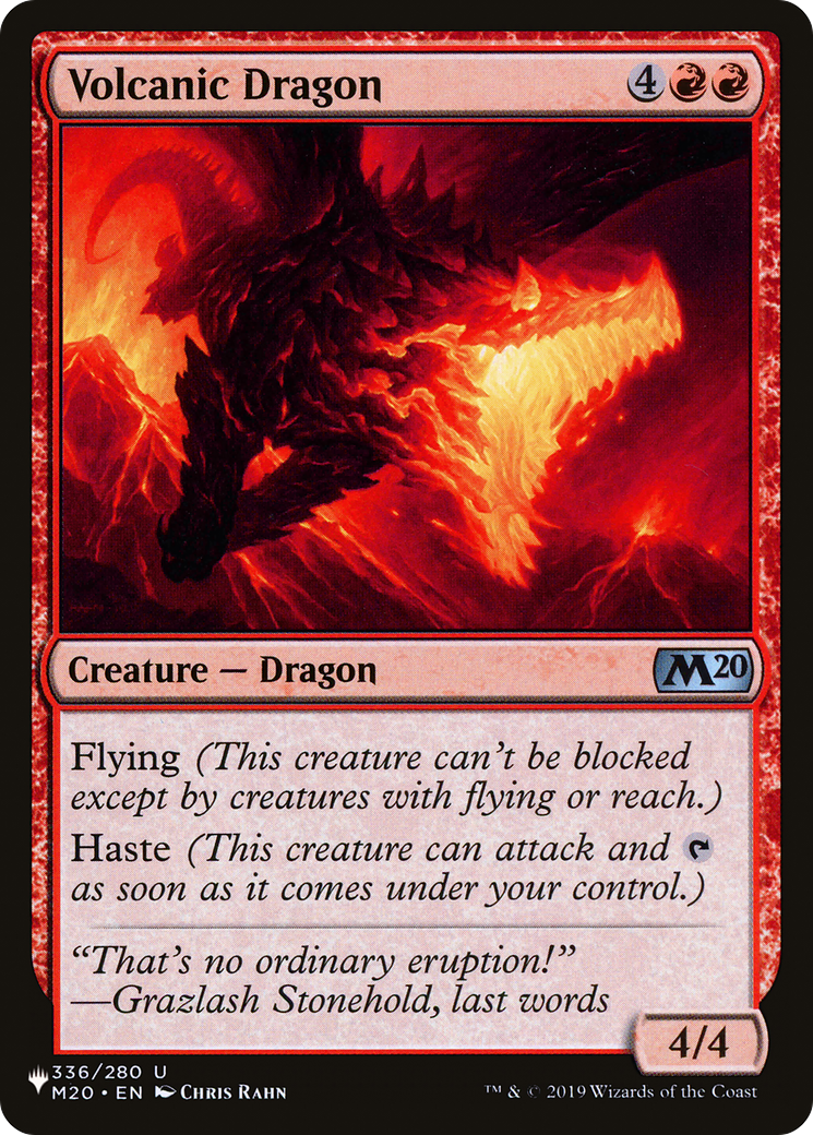 Volcanic Dragon (M20) [The List] | Empire Gaming NC
