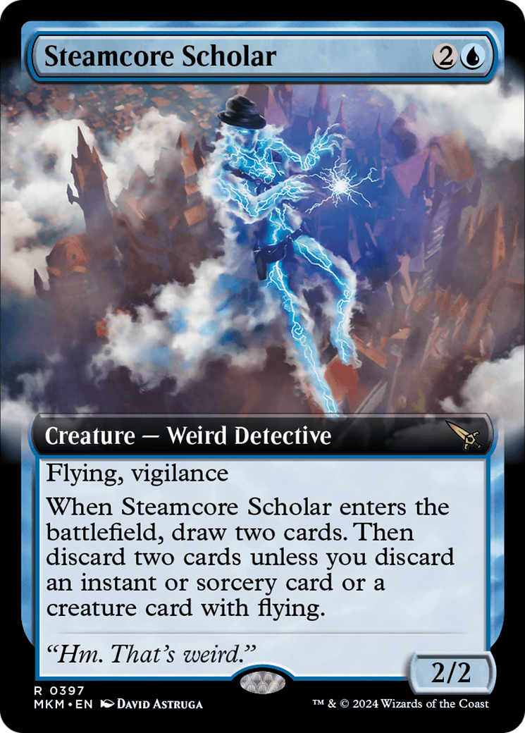 Steamcore Scholar (Extended Art) [Murders at Karlov Manor] | Empire Gaming NC