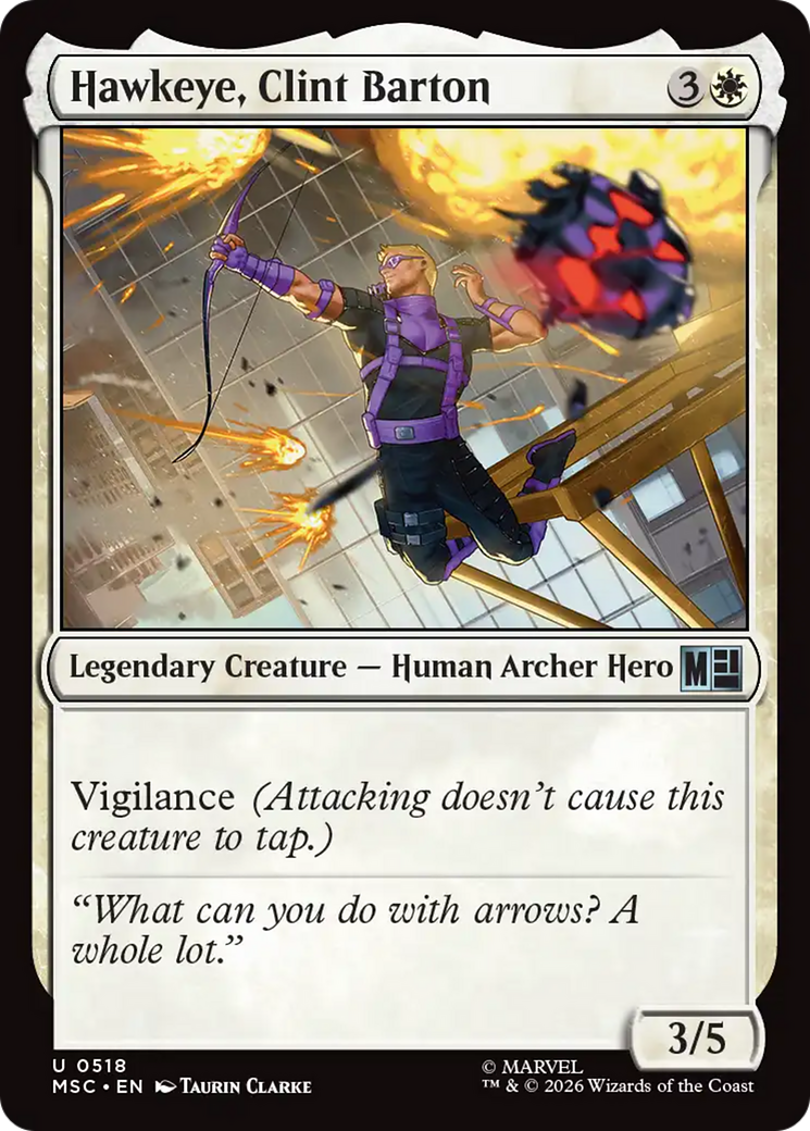 Hawkeye, Clint Barton (0518) [Marvel Super Heroes Commander] | Empire Gaming NC
