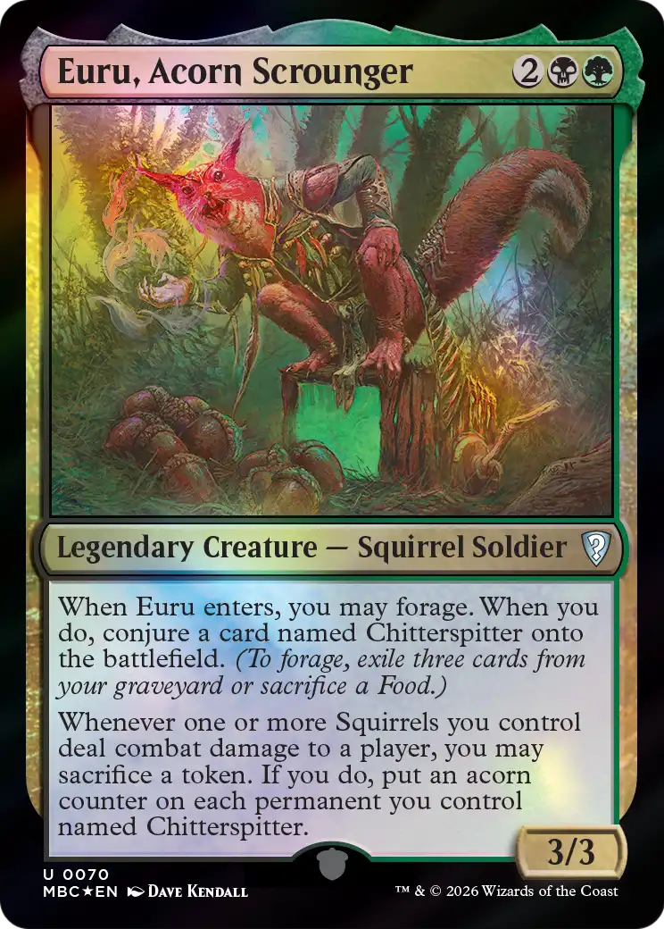 Euru, Acorn Scrounger [Mystery Booster: Commander Edition] | Empire Gaming NC