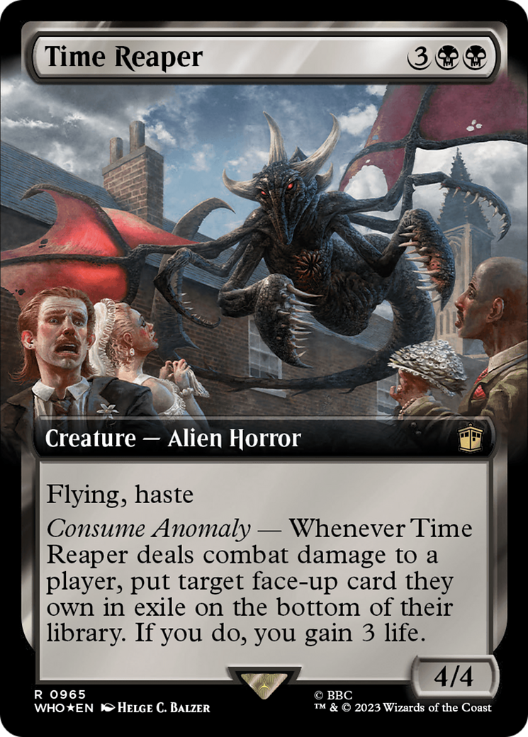 Time Reaper (Extended Art) (Surge Foil) [Doctor Who] | Empire Gaming NC
