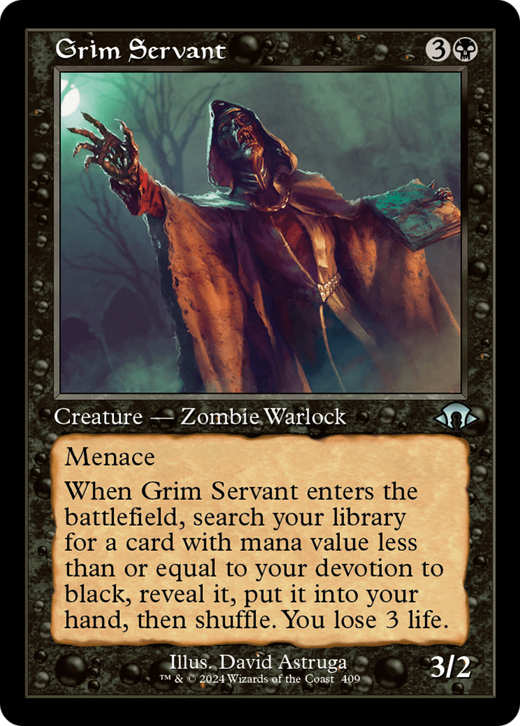 Grim Servant (Retro) [Modern Horizons 3] | Empire Gaming NC