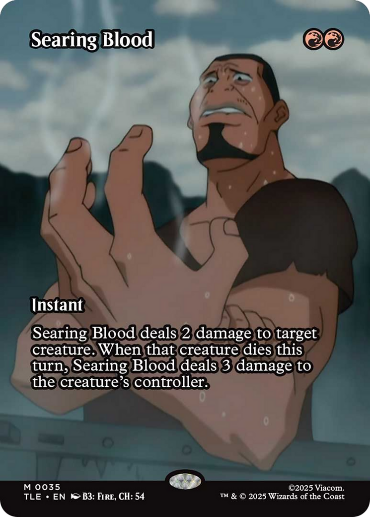 Searing Blood (Borderless) [Avatar: The Last Airbender: Eternal-Legal] | Empire Gaming NC