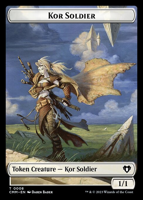 Servo // Kor Soldier Double-Sided Token [Commander Masters Tokens] | Empire Gaming NC