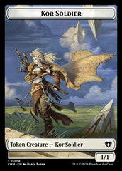 Servo // Kor Soldier Double-Sided Token [Commander Masters Tokens] | Empire Gaming NC