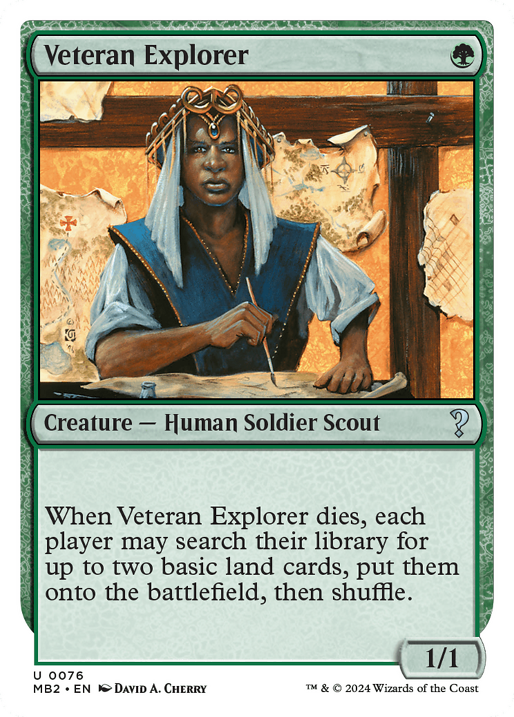 Veteran Explorer (White Border) [Mystery Booster 2] | Empire Gaming NC