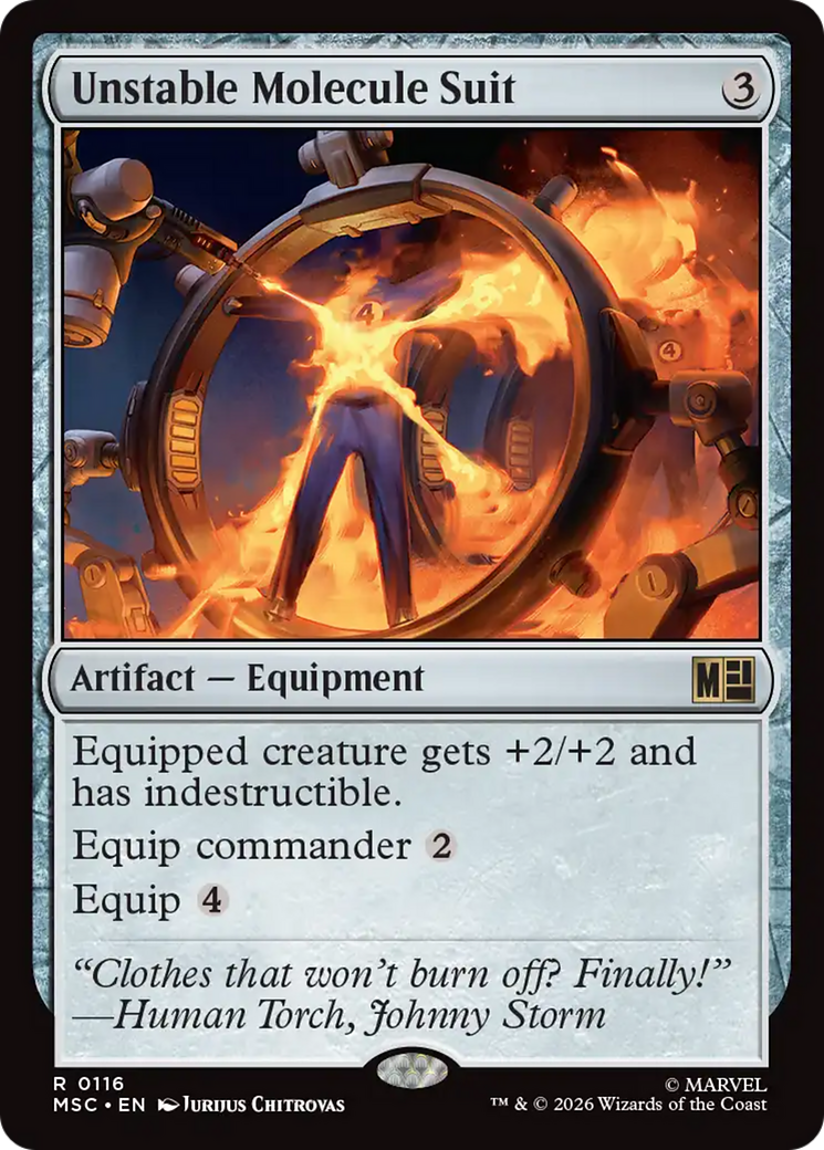 Unstable Molecule Suit (Surge Foil) [Marvel Super Heroes Commander] | Empire Gaming NC