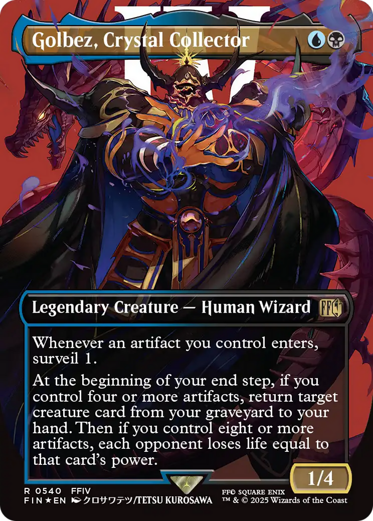 Golbez, Crystal Collector (Borderless) (Surge Foil) [FINAL FANTASY] | Empire Gaming NC