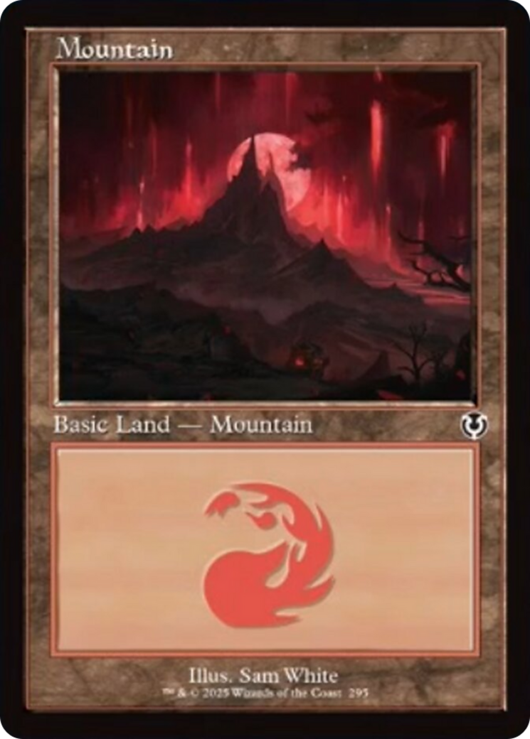 Mountain (295) (Retro Frame) [Innistrad Remastered] | Empire Gaming NC