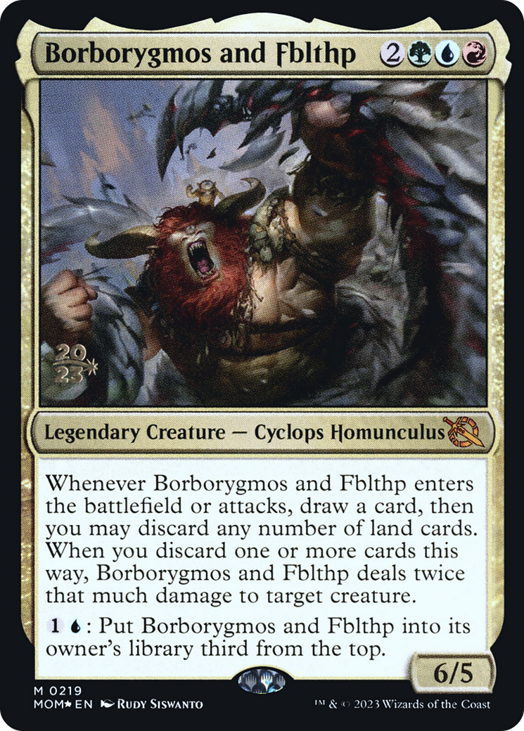 Borborygmos and Fblthp [March of the Machine Prerelease Promos] | Empire Gaming NC