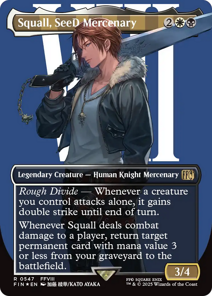 Squall, SeeD Mercenary (Borderless) (Surge Foil) [FINAL FANTASY] | Empire Gaming NC