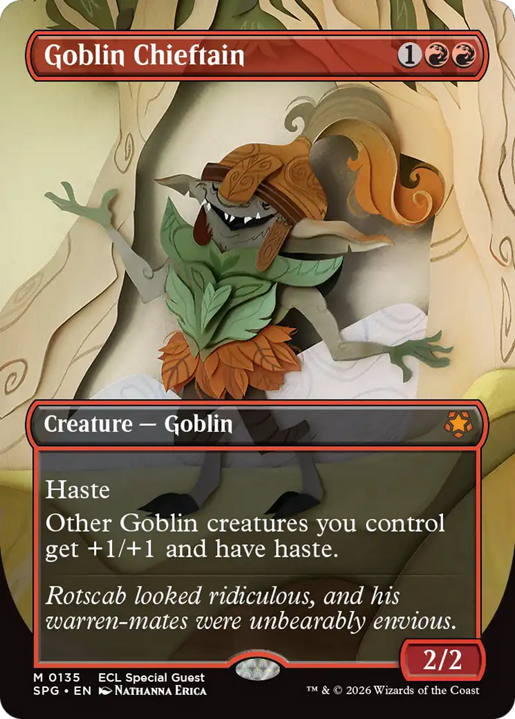 Goblin Chieftain (Borderless) [Lorwyn Eclipsed Special Guests] | Empire Gaming NC