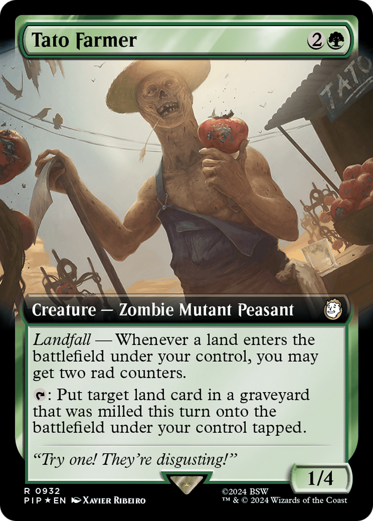 Tato Farmer (Extended Art) (Surge Foil) [Fallout] | Empire Gaming NC