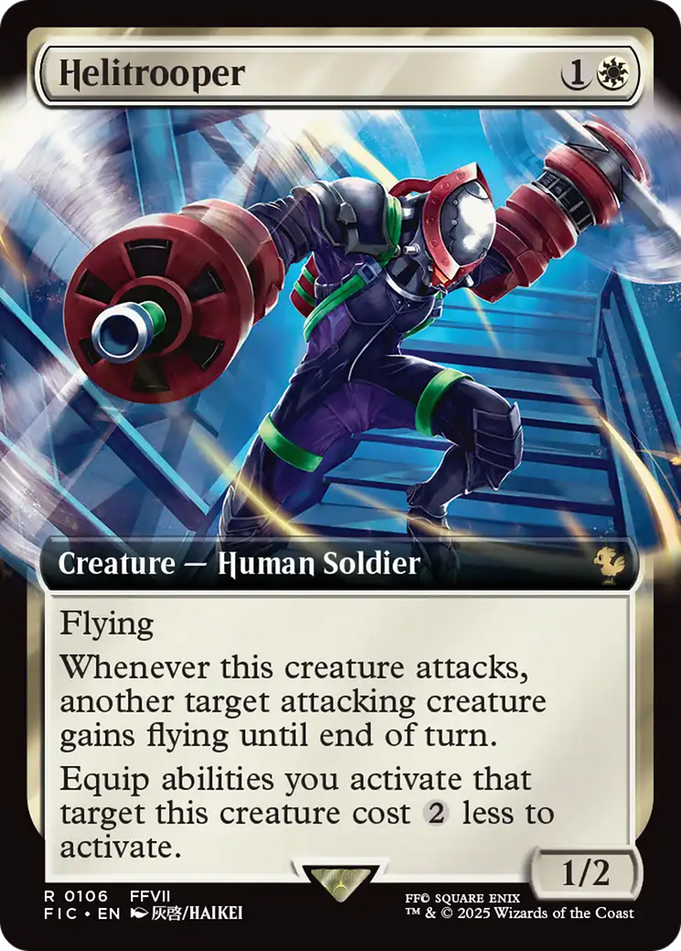 Helitrooper (Extended Art) [FINAL FANTASY Commander] | Empire Gaming NC