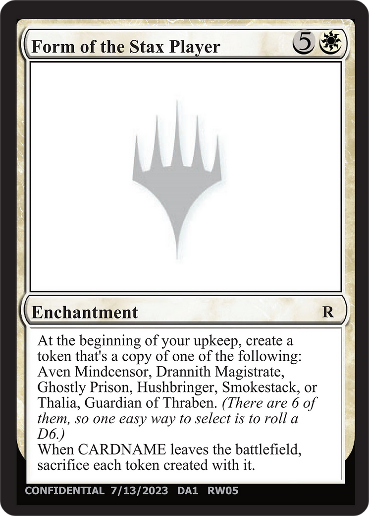 Form of the Stax Player [Unknown Event] | Empire Gaming NC