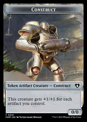 Spirit (0039) // Construct (0041) Double-Sided Token [Commander Masters Tokens] | Empire Gaming NC