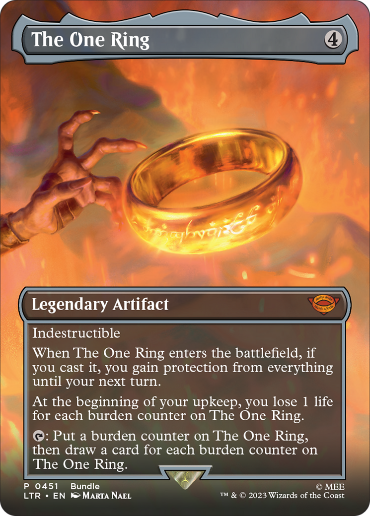 The One Ring (Borderless Alternate Art) [The Lord of the Rings: Tales of Middle-Earth] | Empire Gaming NC