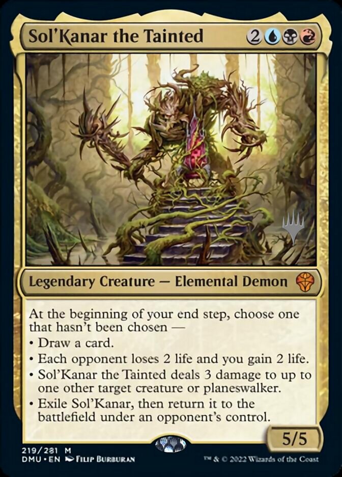 Sol'Kanar the Tainted (Promo Pack) [Dominaria United Promos] | Empire Gaming NC