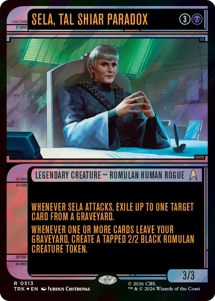 Sela, Tal Shiar Paradox (Showcase) (Surge Foil) [Star Trek] | Empire Gaming NC