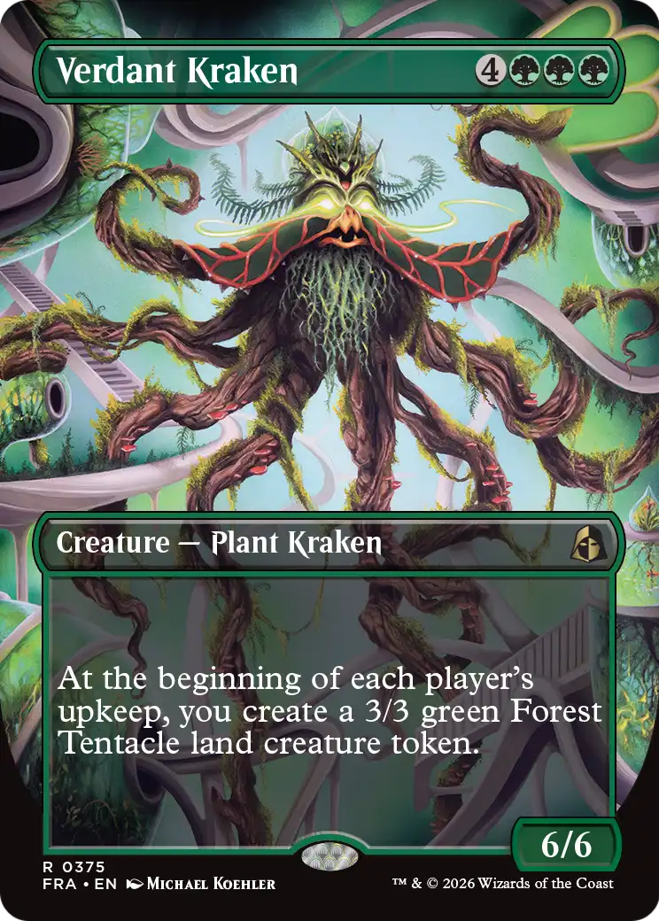 Verdant Kraken (Borderless) [Reality Fracture] | Empire Gaming NC