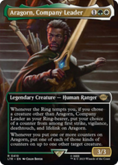 Aragorn, Company Leader (Borderless Alternate Art) [The Lord of the Rings: Tales of Middle-Earth] | Empire Gaming NC