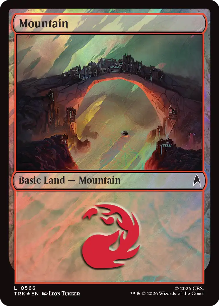 Mountain (0566) (Surge Foil) [Star Trek Commander] | Empire Gaming NC