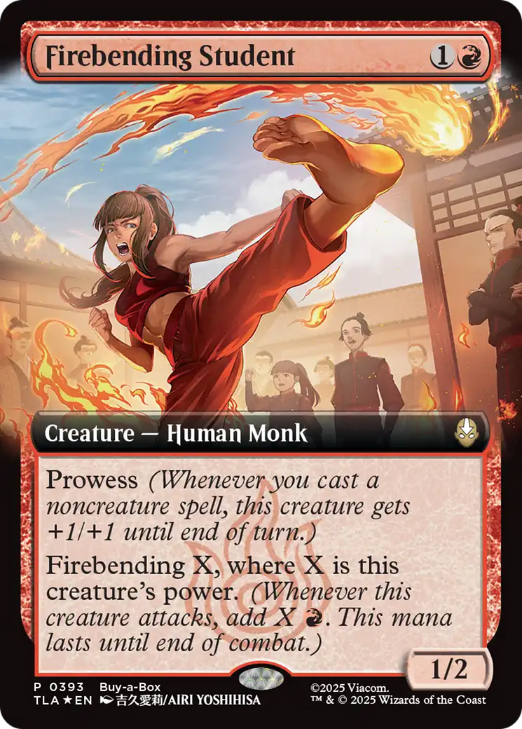 Firebending Student (Extended Art) [Avatar: The Last Airbender Promos] | Empire Gaming NC