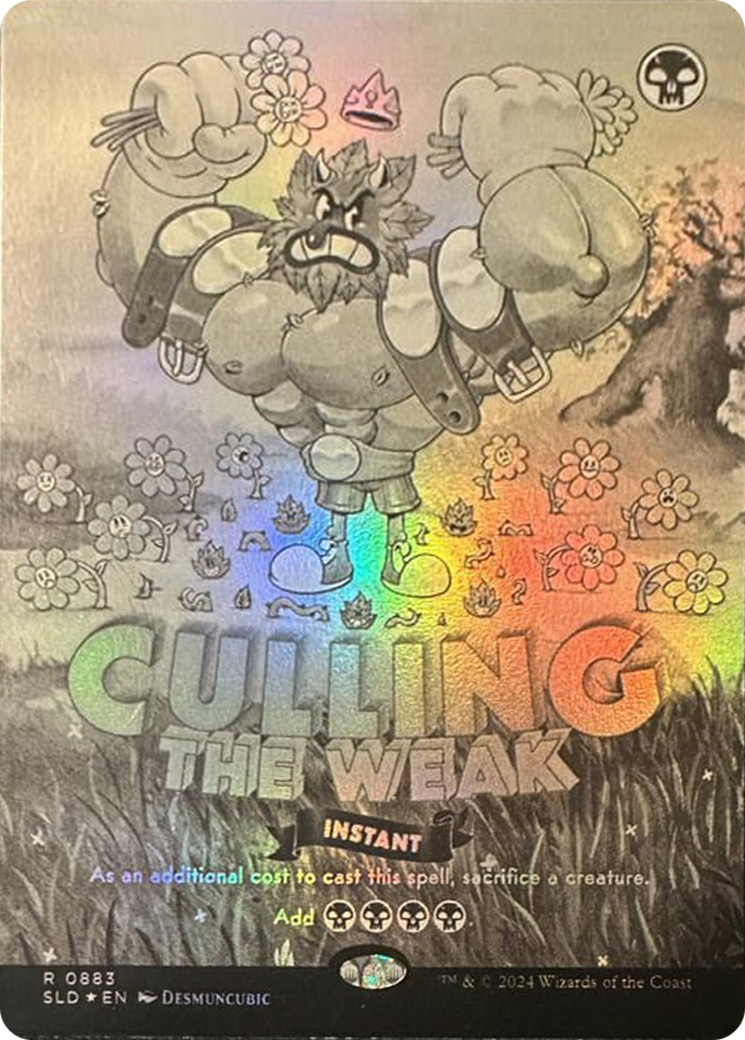 Culling the Weak (Black & White Foil) [Secret Lair Drop Series] | Empire Gaming NC