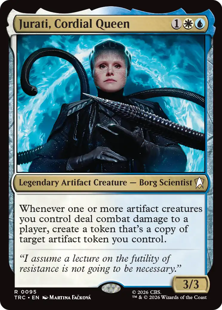 Jurati, Cordial Queen (Surge Foil) [Star Trek Commander] | Empire Gaming NC