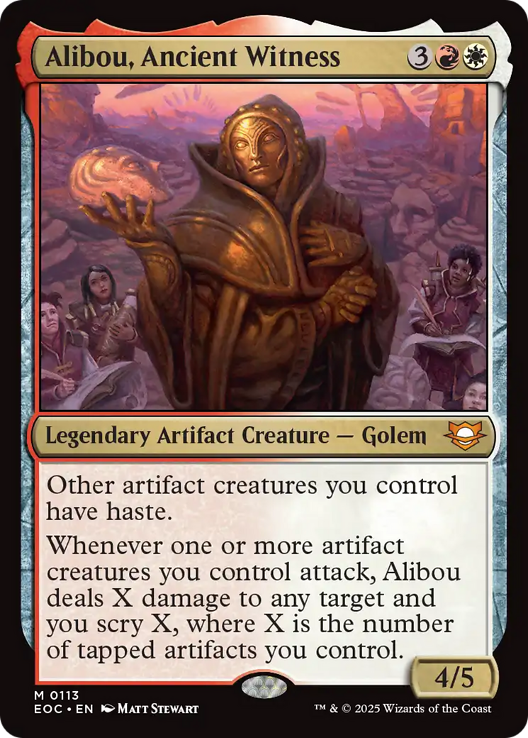 Alibou, Ancient Witness [Edge of Eternities Commander] | Empire Gaming NC