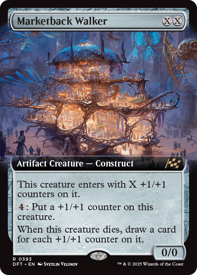 Marketback Walker (Extended Art) [Aetherdrift] | Empire Gaming NC