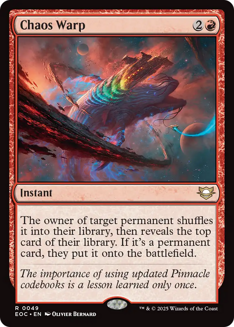 Chaos Warp [Edge of Eternities Commander] | Empire Gaming NC