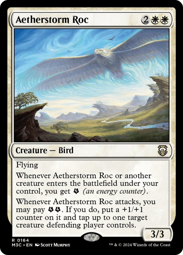 Aetherstorm Roc (Ripple Foil) [Modern Horizons 3 Commander] | Empire Gaming NC