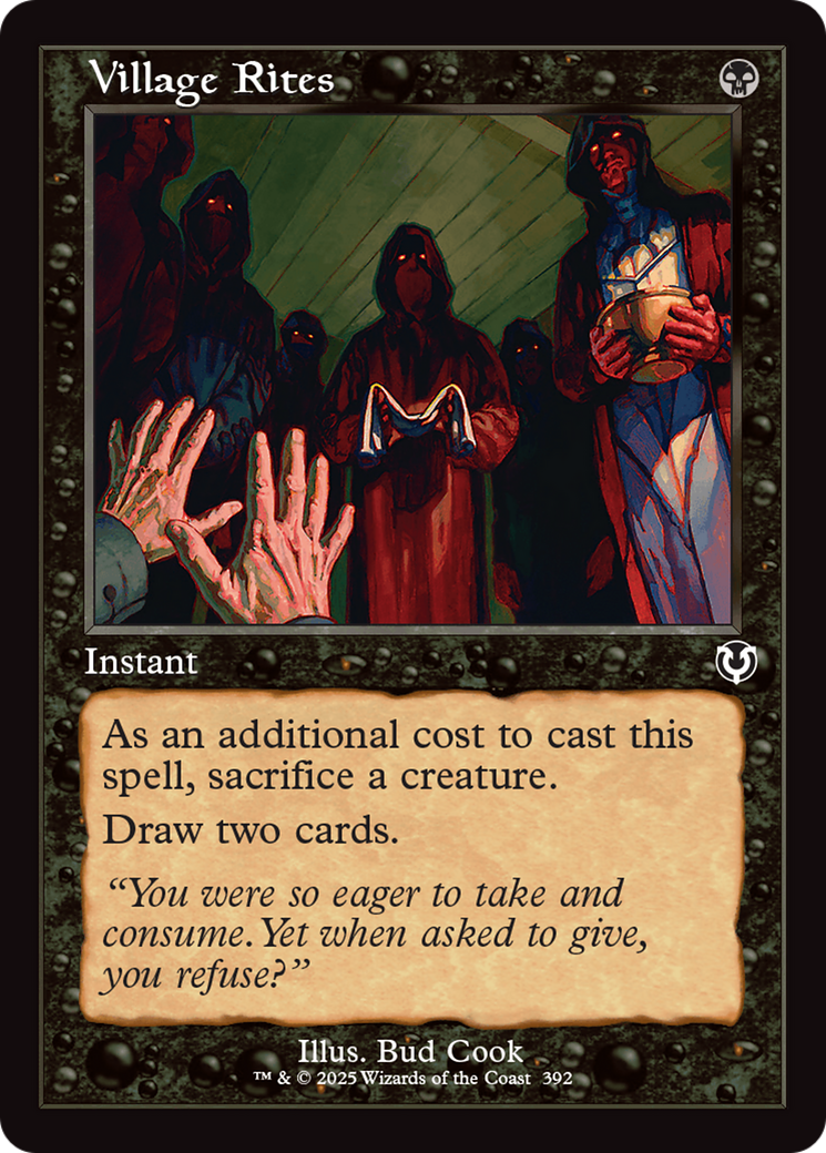 Village Rites (Retro Frame) [Innistrad Remastered] | Empire Gaming NC