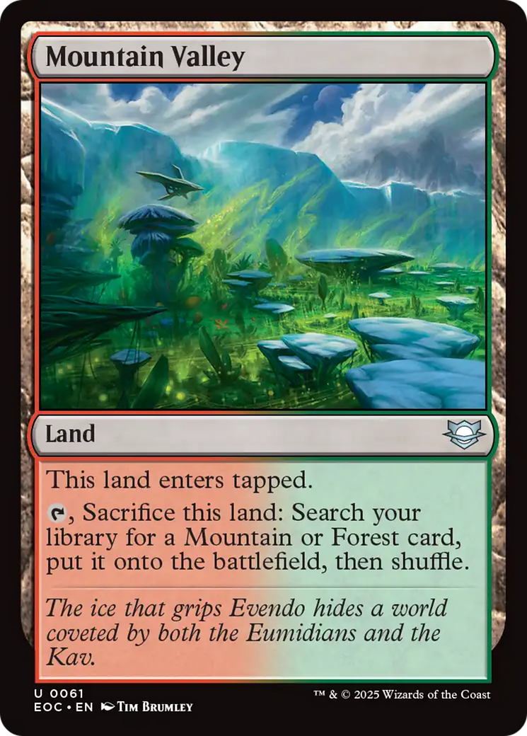 Mountain Valley [Edge of Eternities Commander] | Empire Gaming NC