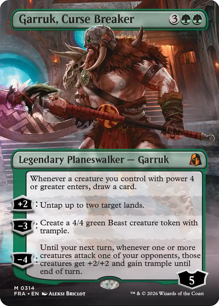 Garruk, Curse Breaker (Borderless) [Reality Fracture] | Empire Gaming NC