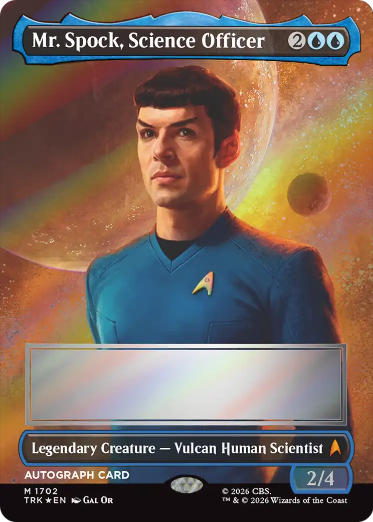 Mr. Spock, Science Officer (Borderless) (Signed) [Star Trek] | Empire Gaming NC