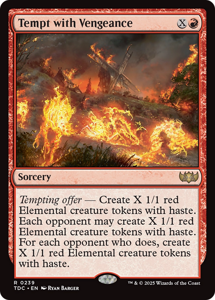 Tempt with Vengeance [Tarkir: Dragonstorm Commander] | Empire Gaming NC