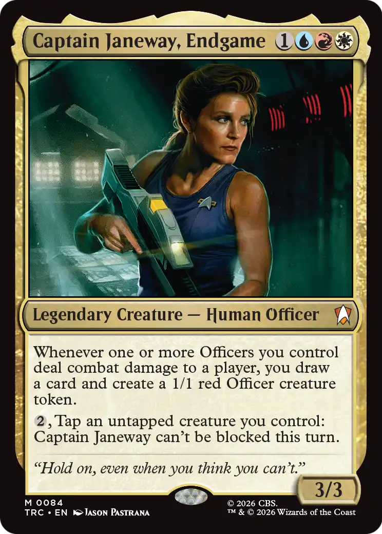 Captain Janeway, Endgame (Surge Foil) [Star Trek Commander] | Empire Gaming NC