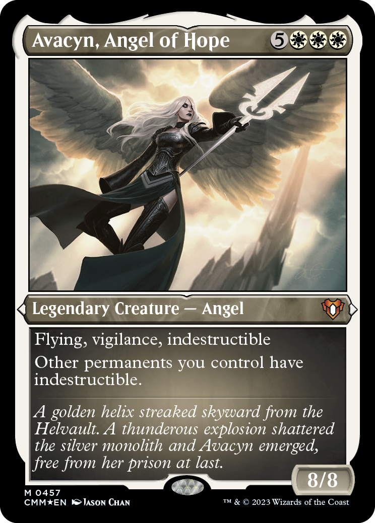 Avacyn, Angel of Hope (Foil Etched) [Commander Masters] | Empire Gaming NC