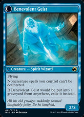Malevolent Hermit // Benevolent Geist [Innistrad: Midnight Hunt] | Empire Gaming NC