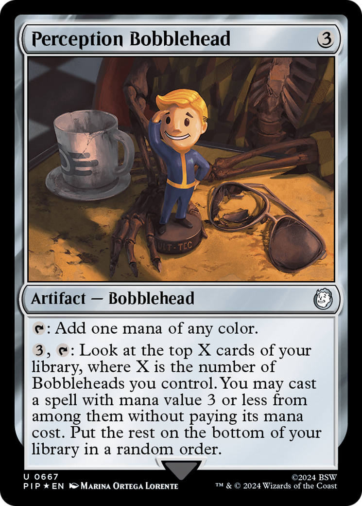 Perception Bobblehead (Surge Foil) [Fallout] | Empire Gaming NC