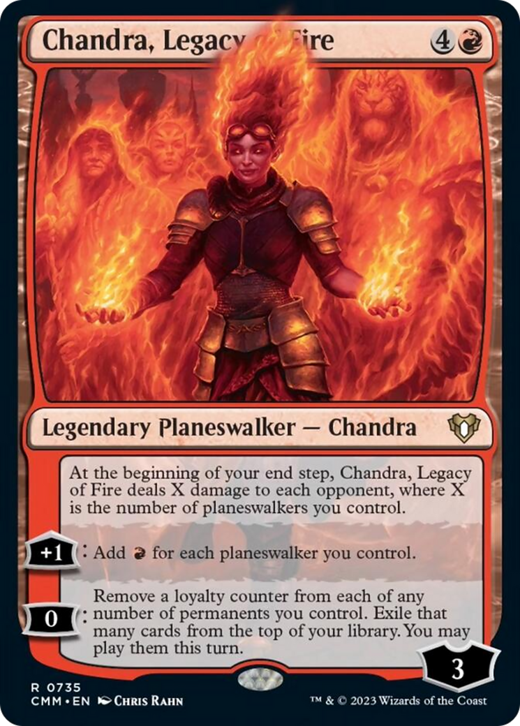 Chandra, Legacy of Fire [Commander Masters] | Empire Gaming NC