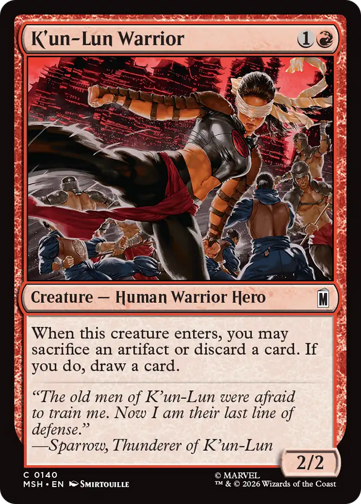 K'un-Lun Warrior [Marvel Super Heroes] | Empire Gaming NC